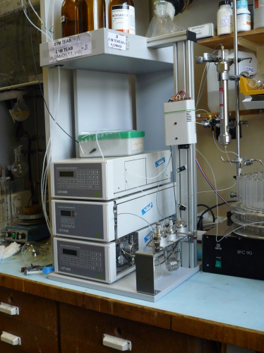 One of LC5000 HPLC sets at Institute of Organic Chemistry and Biochemistry AS CR